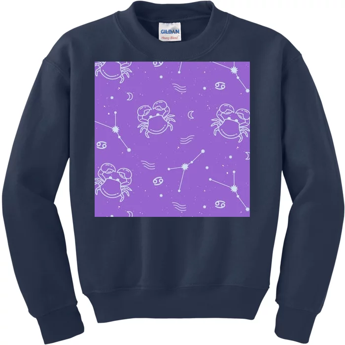 Cancer Zodiac Astrology Kids Sweatshirt