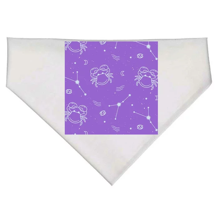 Cancer Zodiac Astrology USA-Made Doggie Bandana