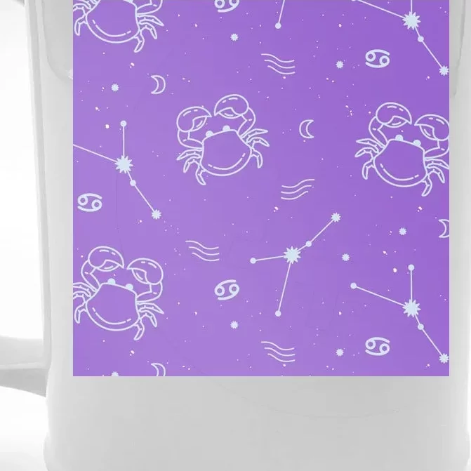 Cancer Zodiac Astrology Front & Back Beer Stein