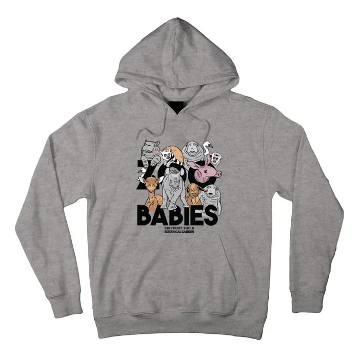 Cincinnati Zoo Babies Tall Hoodie