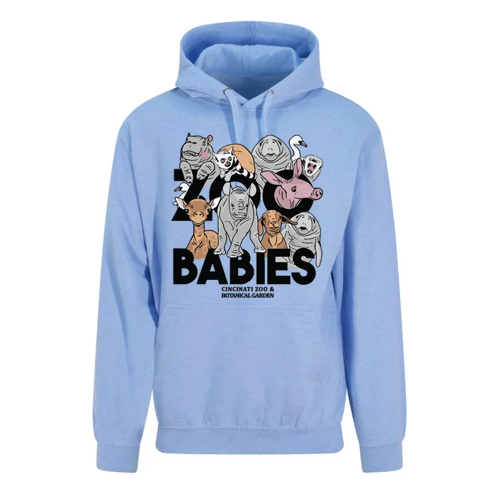 Cincinnati Zoo Babies Unisex Surf Hoodie