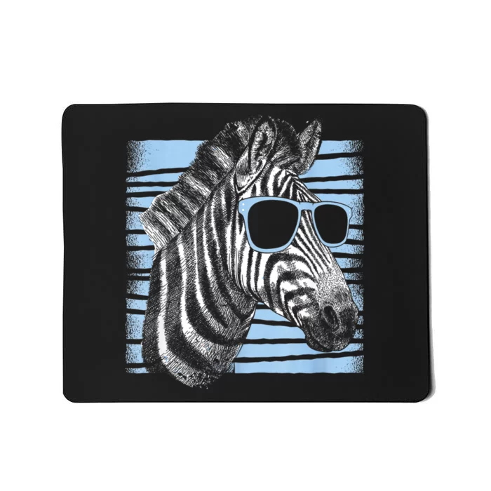 Cool Zebra Birthday Party Gifts Cute Zebra Lovers Mousepad