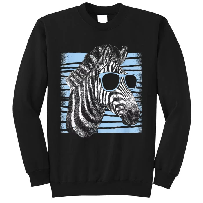 Cool Zebra Birthday Party Gifts Cute Zebra Lovers Tall Sweatshirt