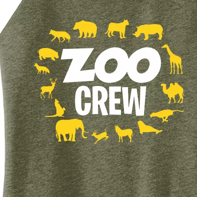 Cool Zoo Crew Zookeeper Funny Future Zoologist Zoo Animals Women’s Perfect Tri Rocker Tank