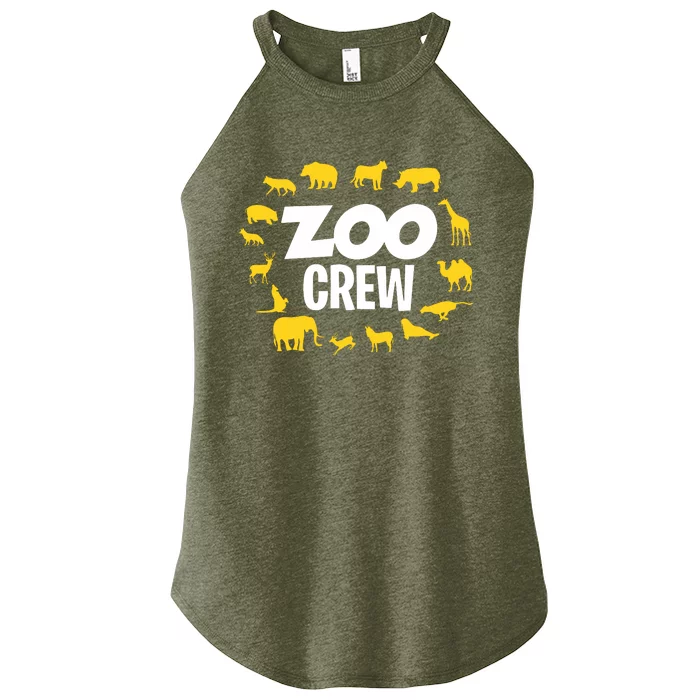 Cool Zoo Crew Zookeeper Funny Future Zoologist Zoo Animals Women’s Perfect Tri Rocker Tank