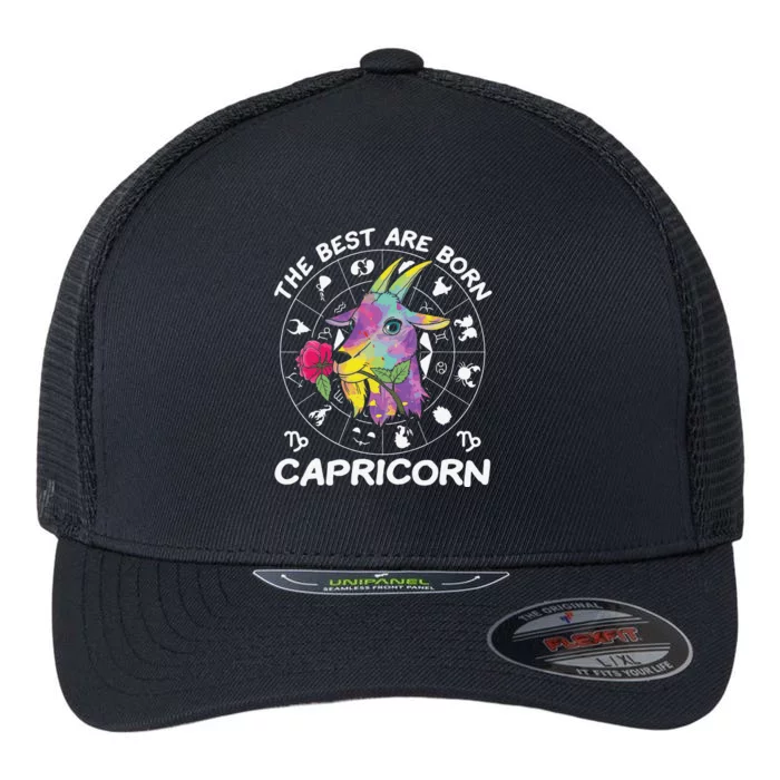 Capricorn Zodiac Flexfit Unipanel Trucker Cap