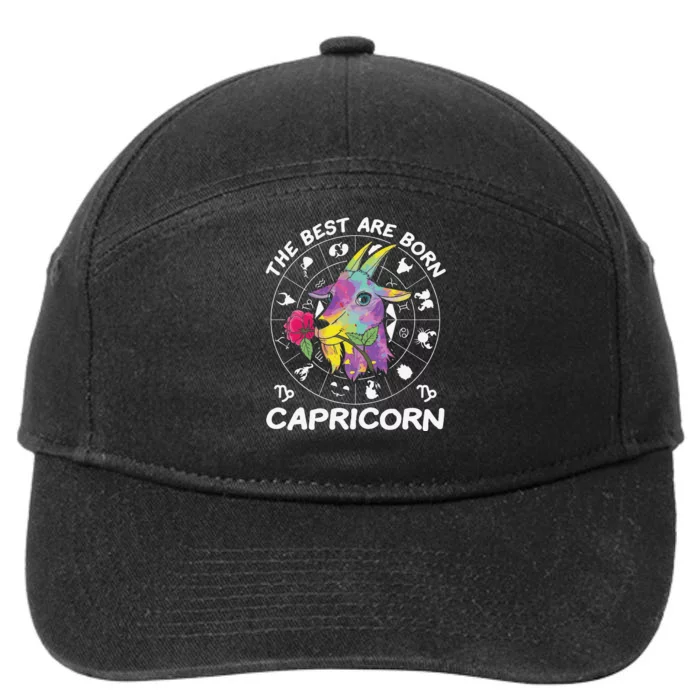 Capricorn Zodiac 7-Panel Snapback Hat