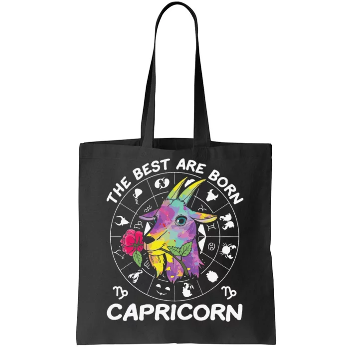 Capricorn Zodiac Tote Bag