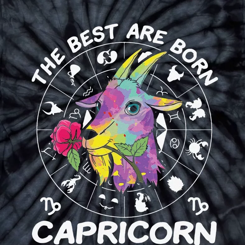 Capricorn Zodiac Tie-Dye T-Shirt