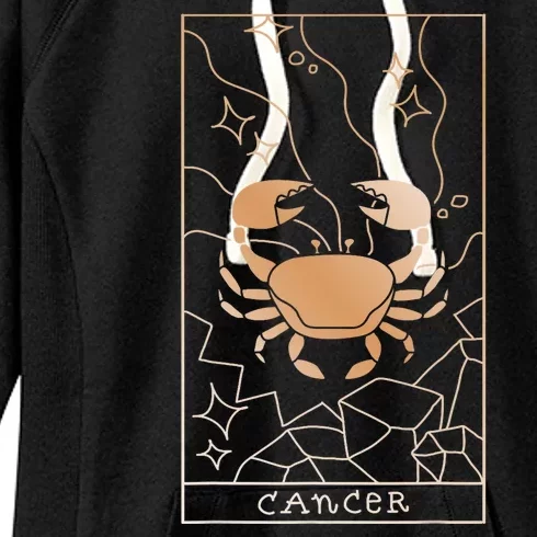 Cancer Zodiac Women's Fleece Hoodie