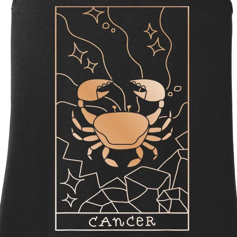 Cancer Zodiac Ladies Essential Tank