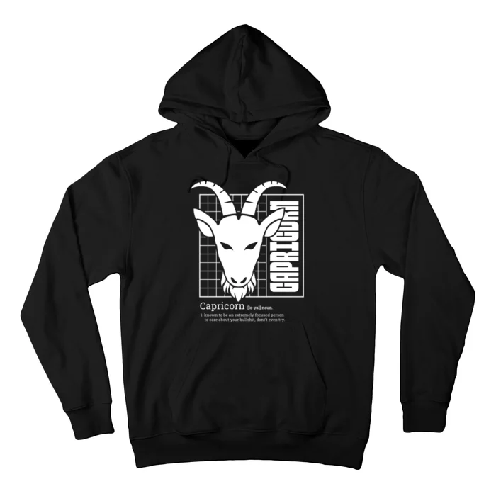 Capricorn Zodiac Definition Hoodie