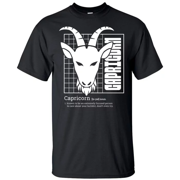 Capricorn Zodiac Definition Tall T-Shirt