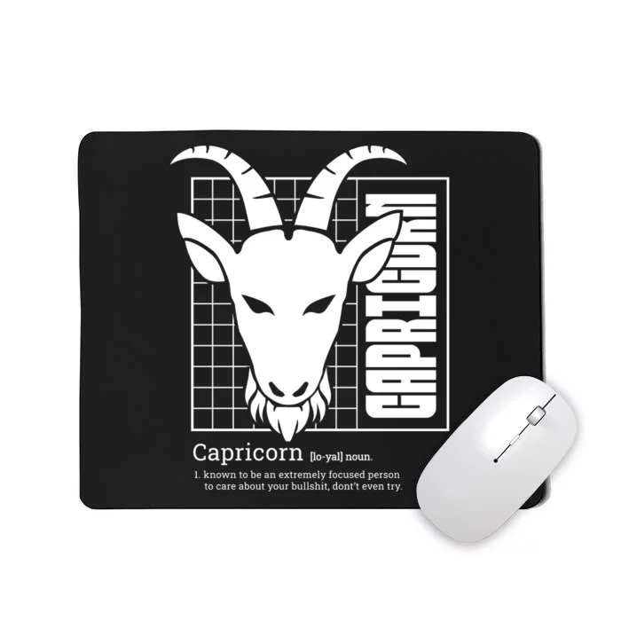 Capricorn Zodiac Definition Mousepad