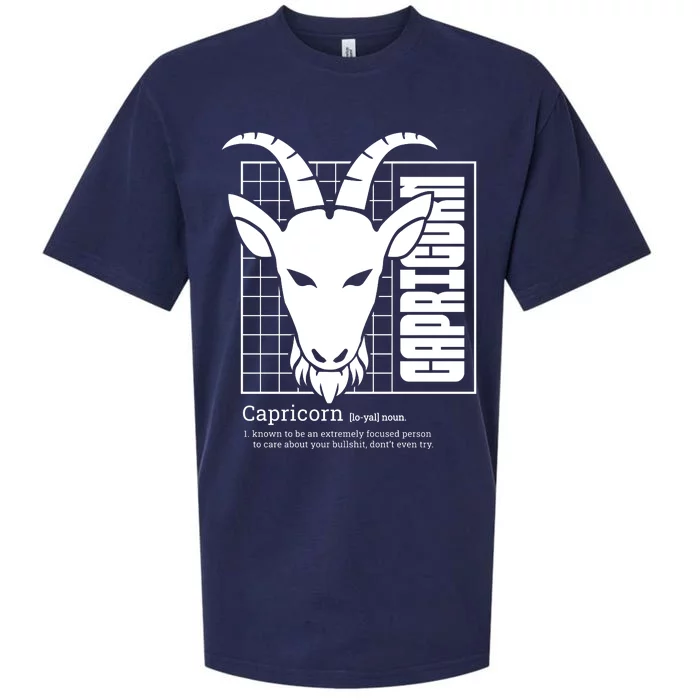 Capricorn Zodiac Definition Sueded Cloud Jersey T-Shirt