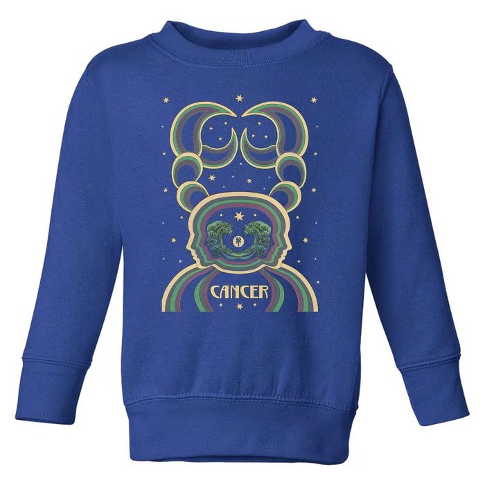 Cancer Zodiac Gift Toddler Sweatshirt