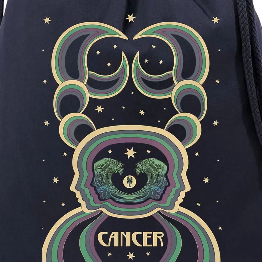 Cancer Zodiac Gift Drawstring Bag