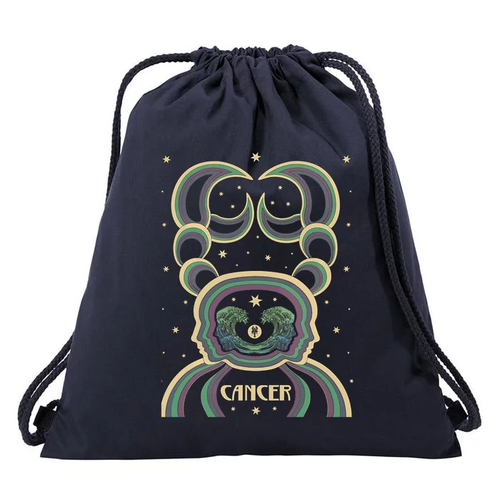 Cancer Zodiac Gift Drawstring Bag