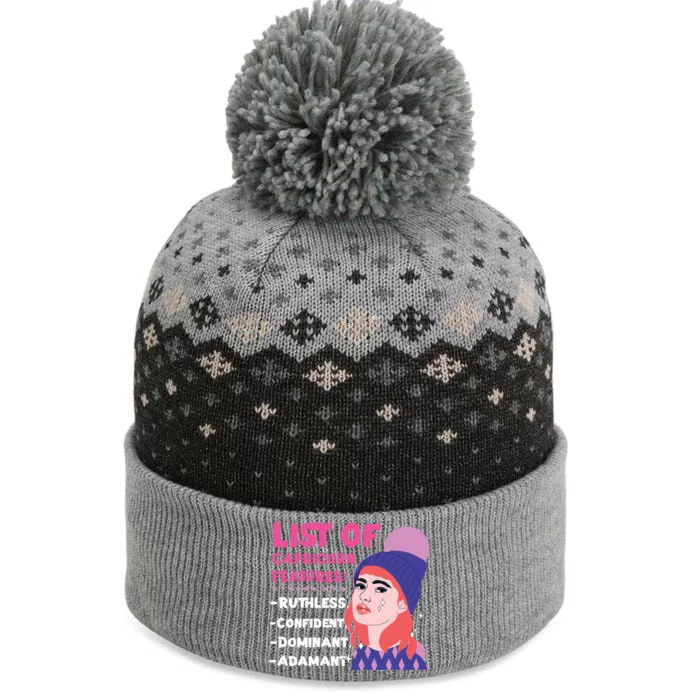 Capricorn Zodiac: List Of Capricorn Features Gift The Baniff Cuffed Pom Beanie