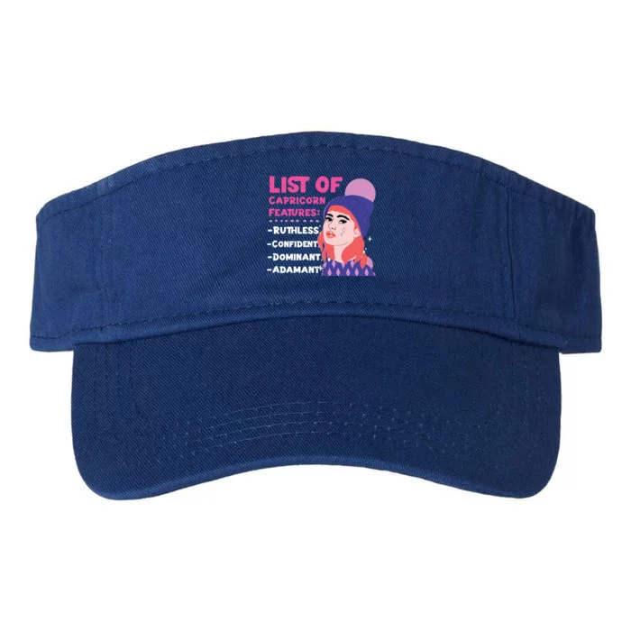 Capricorn Zodiac: List Of Capricorn Features Gift Valucap Bio-Washed Visor