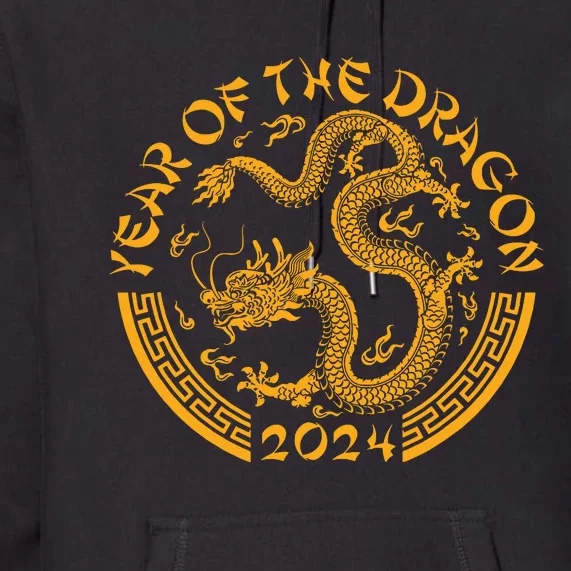 Chinese Zodiac New Year Of The Dragon Lunar 2024 Premium Hoodie