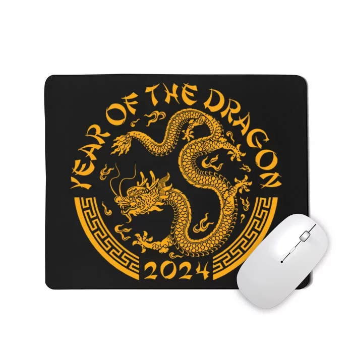 Chinese Zodiac New Year Of The Dragon Lunar 2024 Mousepad