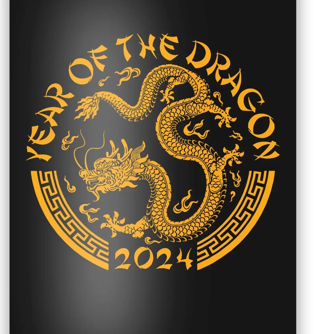 Chinese Zodiac New Year Of The Dragon Lunar 2024 Poster