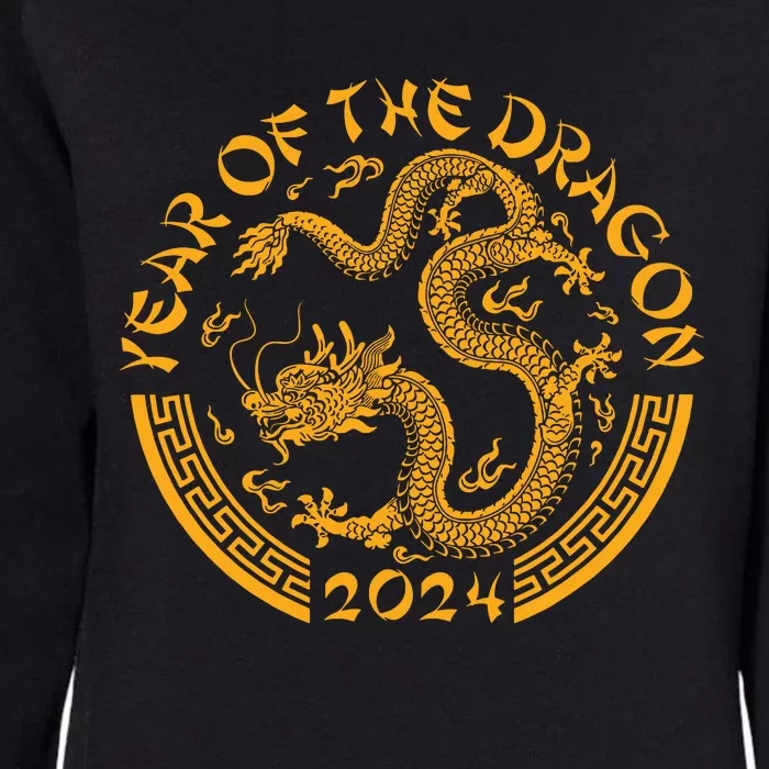 Chinese Zodiac New Year Of The Dragon Lunar 2024 Womens California Wash Sweatshirt