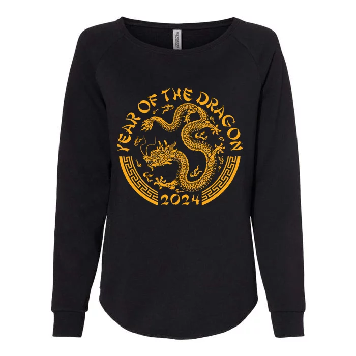 Chinese Zodiac New Year Of The Dragon Lunar 2024 Womens California Wash Sweatshirt