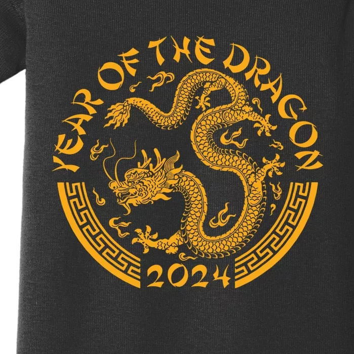 Chinese Zodiac New Year Of The Dragon Lunar 2024 Baby Bodysuit