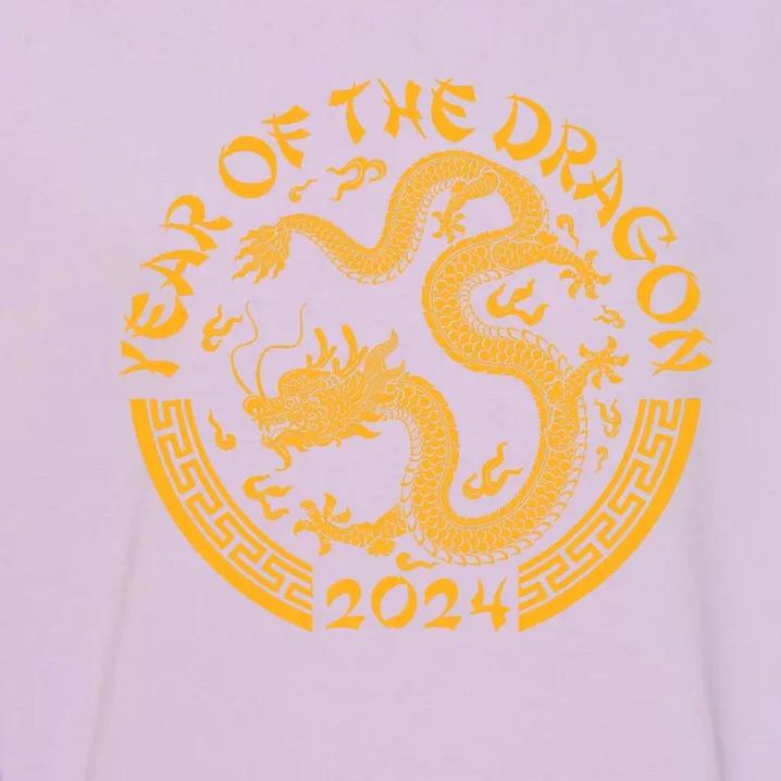 Chinese Zodiac New Year Of The Dragon Lunar 2024 Garment-Dyed Sweatshirt