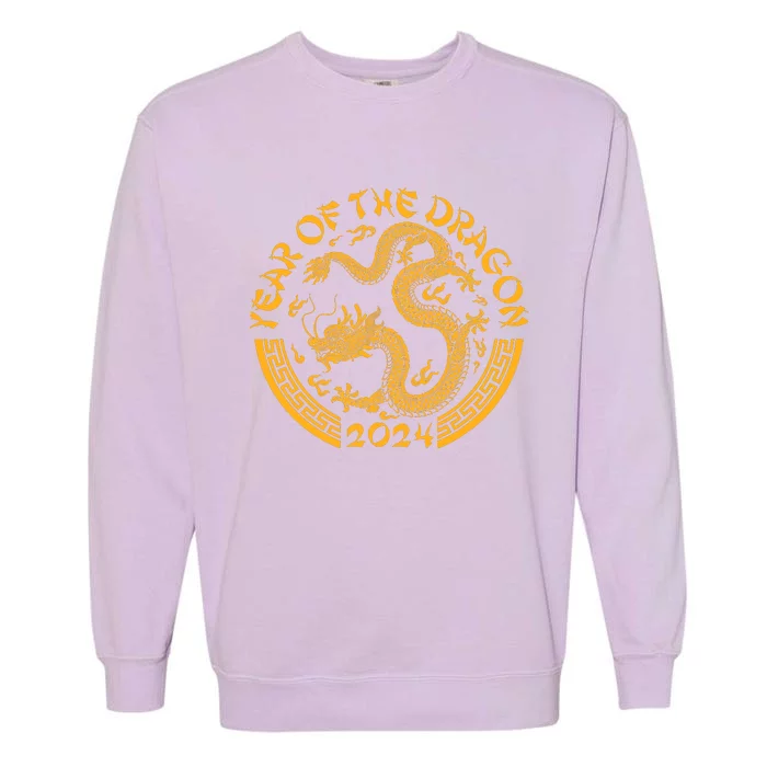 Chinese Zodiac New Year Of The Dragon Lunar 2024 Garment-Dyed Sweatshirt