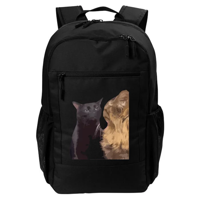 Cat Zoning Out Meme Popular Internet Meme Daily Commute Backpack