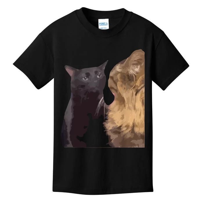 Cat Zoning Out Meme Popular Internet Meme Kids T-Shirt