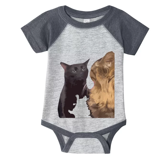 Cat Zoning Out Meme Popular Internet Meme Infant Baby Jersey Bodysuit