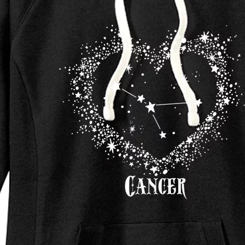 Cancer Zodiac Sign Constellation Horoscope Great Gift Women's Fleece Hoodie