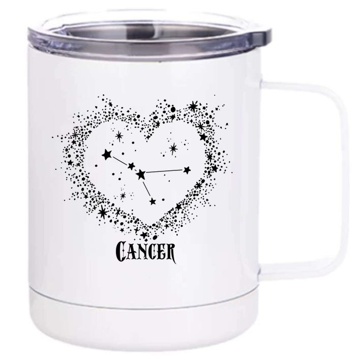 Cancer Zodiac Sign Constellation Horoscope Great Gift Front & Back 12oz Stainless Steel Tumbler Cup