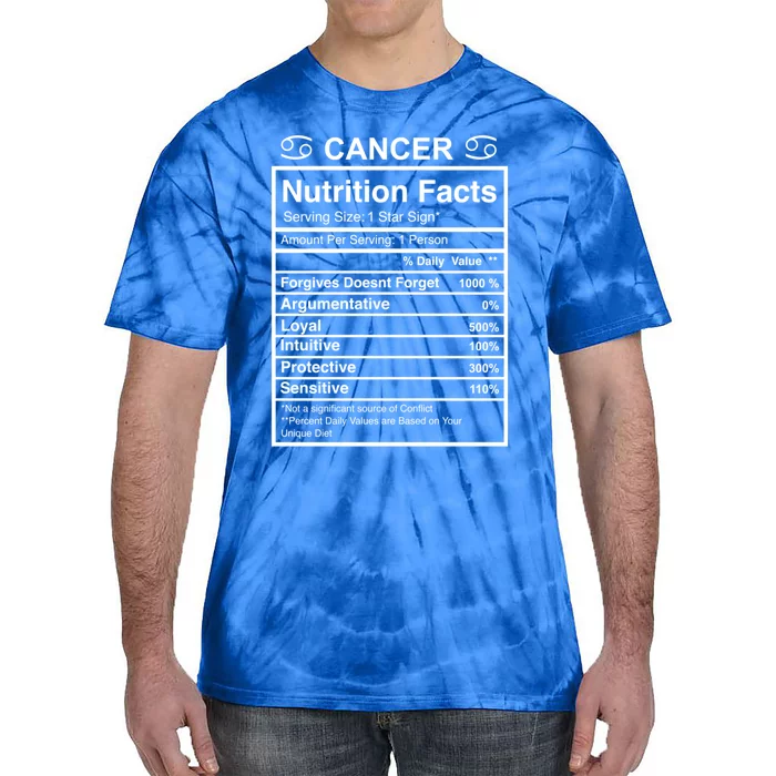 Cancer Zodiac Sign Fact Cute Gift Tie-Dye T-Shirt