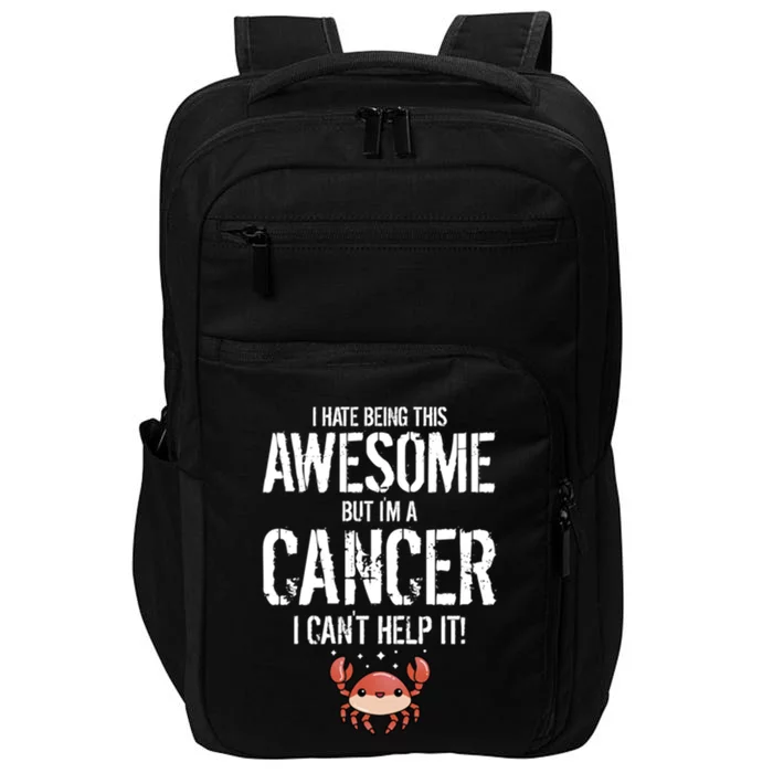 Cancer Zodiac Sign Facts Astrology Funny Astronomy Horoscope Cute Gift Impact Tech Backpack