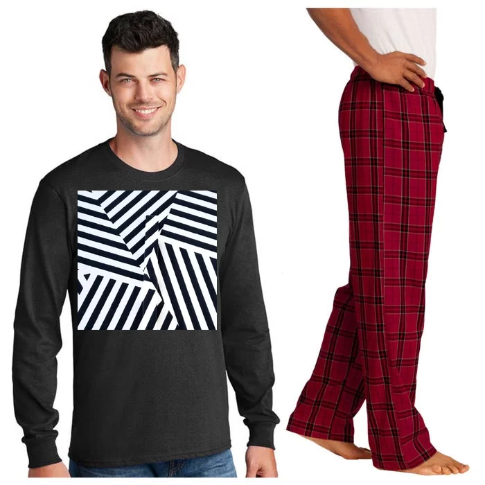 Crazy Zebra Stripped Patterns Long Sleeve Pajama Set