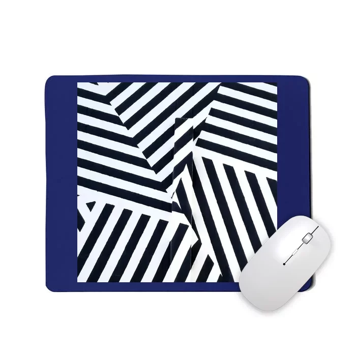 Crazy Zebra Stripped Patterns Mousepad