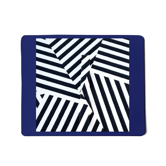 Crazy Zebra Stripped Patterns Mousepad