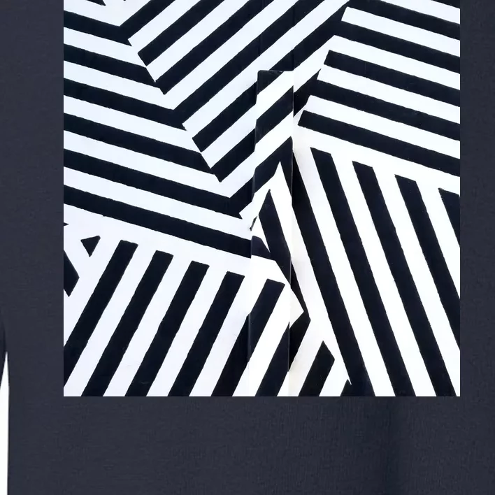 Crazy Zebra Stripped Patterns Toddler Sweatshirt