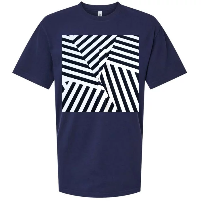 Crazy Zebra Stripped Patterns Sueded Cloud Jersey T-Shirt