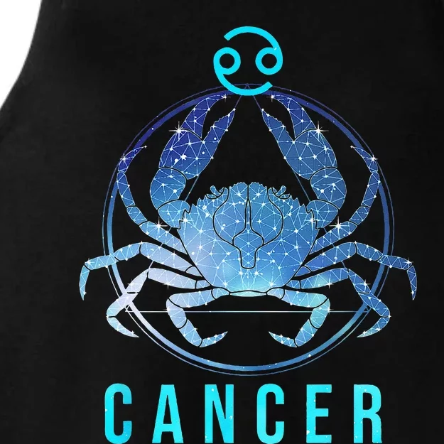 Cancer Zodiac Sign Astrology Birthday Horoscope Lover Ladies Tri-Blend Wicking Tank