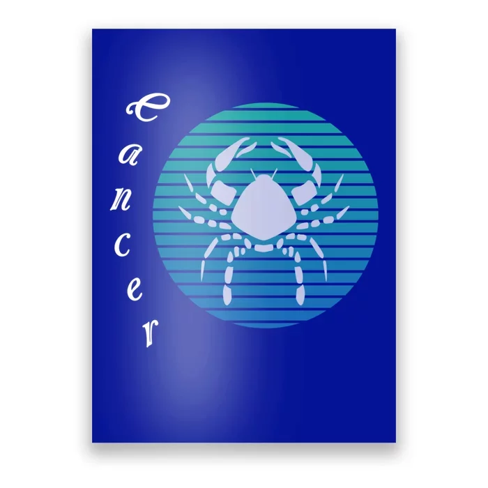 Cancer Zodiac Sign Cool Gift Poster