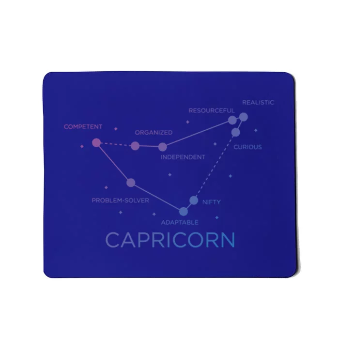 Capricorn Zodiac Sign Facts Horoscope Astrology Cool Gift Mousepad