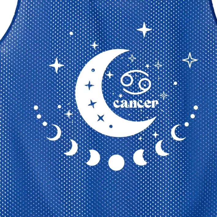 Cancer Zodiac Signs Astrology Star Moon Phase Cancer Zodiac Gift Mesh Reversible Basketball Jersey Tank