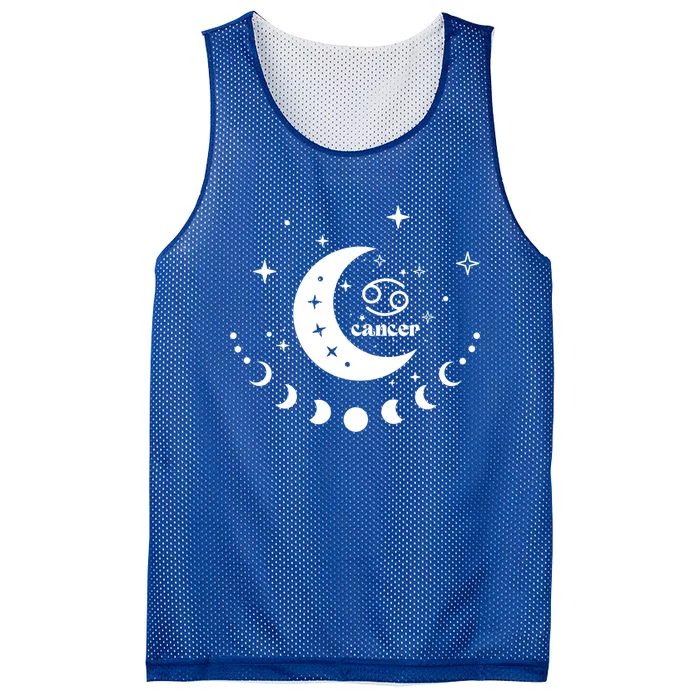 Cancer Zodiac Signs Astrology Star Moon Phase Cancer Zodiac Gift Mesh Reversible Basketball Jersey Tank