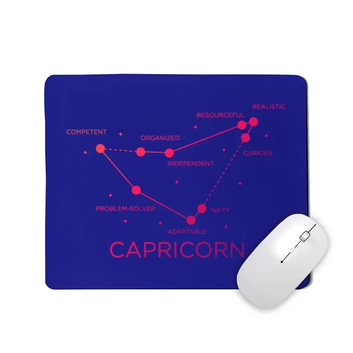 Capricorn Zodiac Sign Facts Horoscope Astrology Cool Gift Mousepad